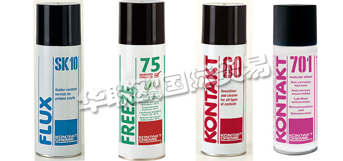 德國KONTAKT CHEMIE公司主要供應(yīng)：德國KONTAKT CHEMIE清潔劑,KONTAKT CHEMIE助焊劑，潤滑劑，防銹劑，稀釋劑，焊料吸收劑，冷卻劑噴霧，屏幕清潔劑等產(chǎn)品。
